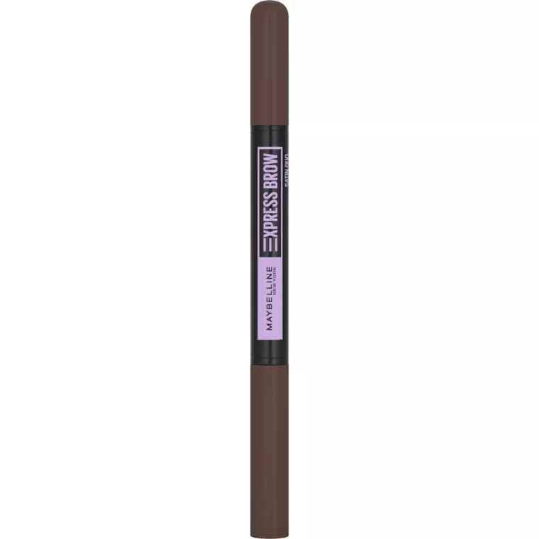 Maybelline New York Express Brow Duo Eyebrow 2-In-1 Pencil Pen #Dark Brown Maybelline New York Express Brow Duo Eyebrow 2-In-1 Pencil Pen #Dark Brown