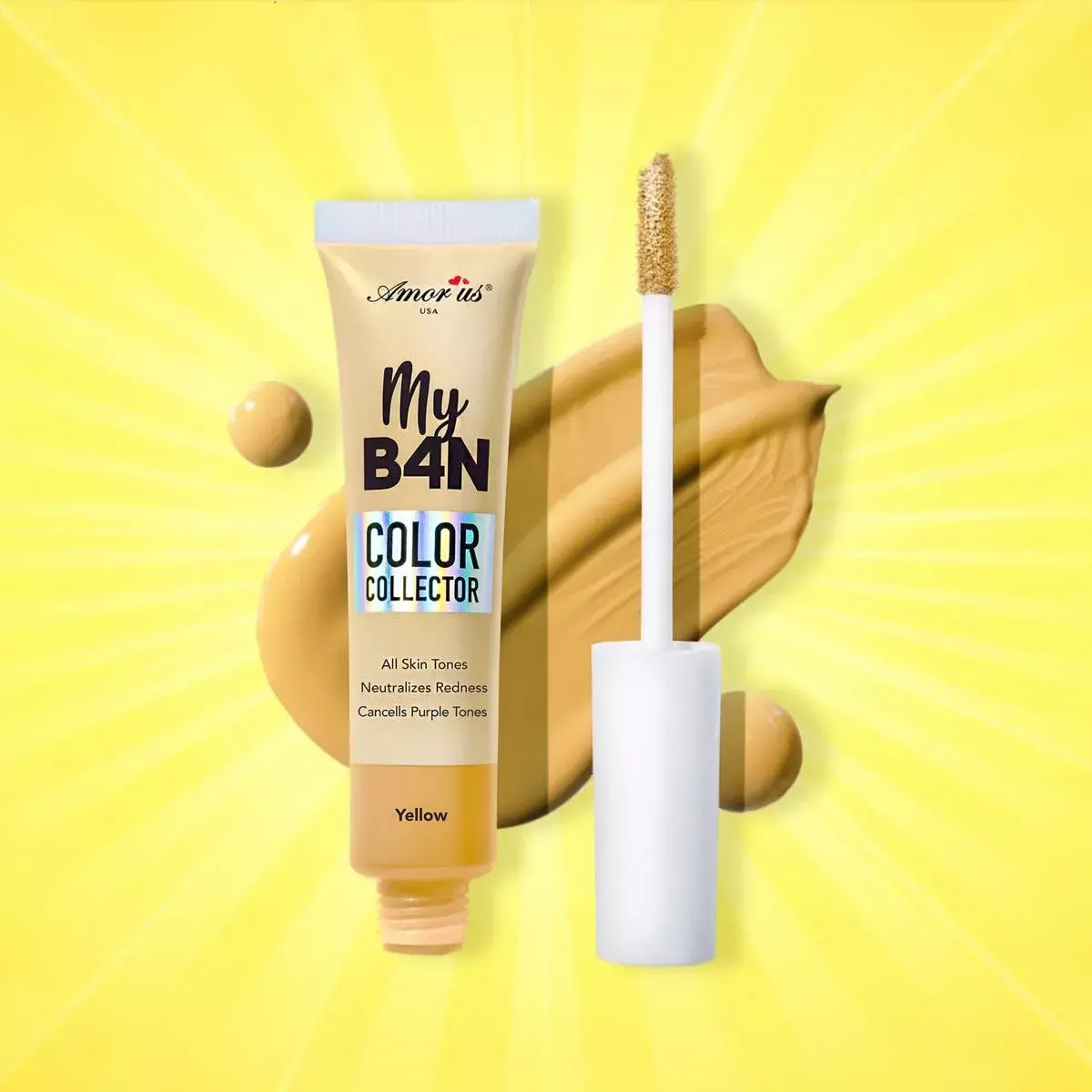 Amor Us My B4N Color Corrector - YELLOW