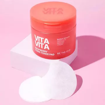 Be The Skin Vitavita Raspberry PDRN Toner Pad 60 Pads(120ml)