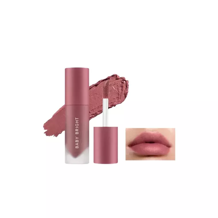 Baby Bright Lip & Cheek Velvet Cherry Blossom #08 Zen Pink (2.4gm)