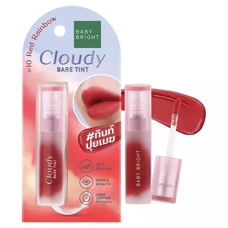 Baby Bright Cloudy Bare Tint #10 Red  Rainbow (2.6gm)