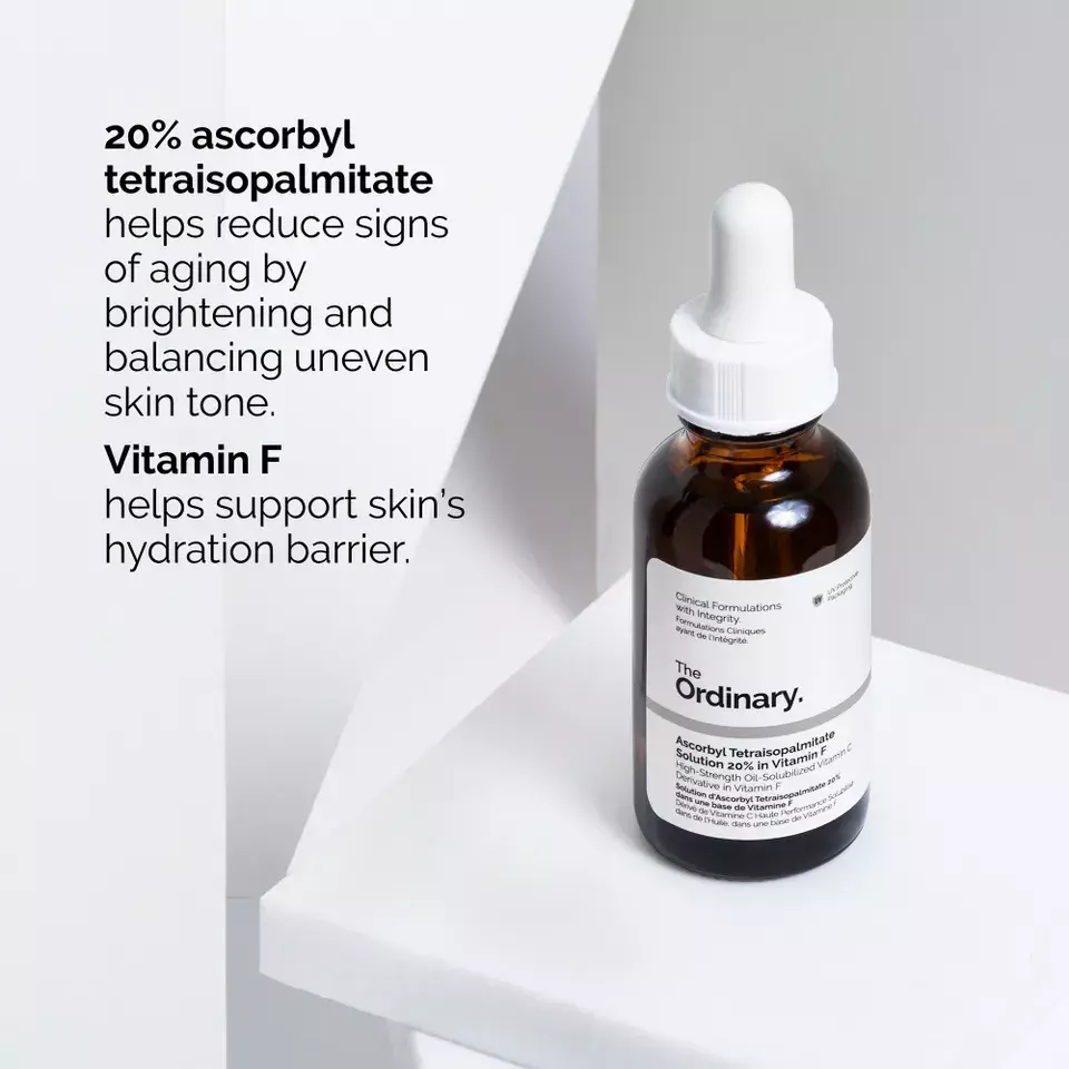 The Ordinary Ascorbyl Tetraisopalmitate Solution 20% in Vitamin F (30ml)