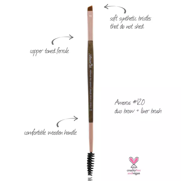 Amor Us Duo Brow & Liner Brush