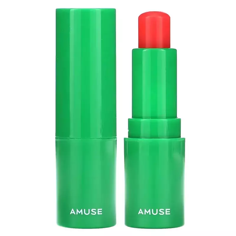 Amuse Vegan Green Lip Balm 02 ROSE