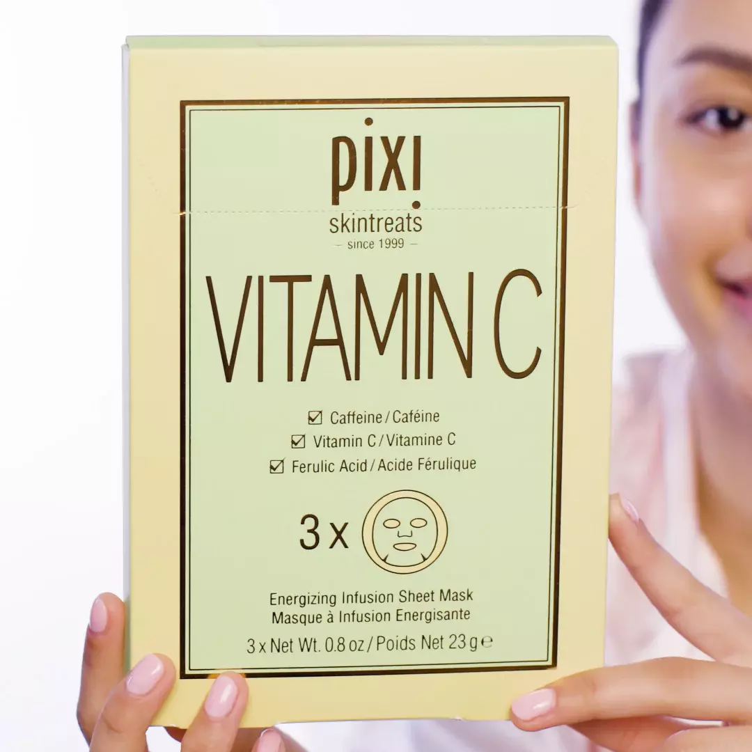 Pixi Vitamin-C Energizing Infusion Sheet Mask (23g)