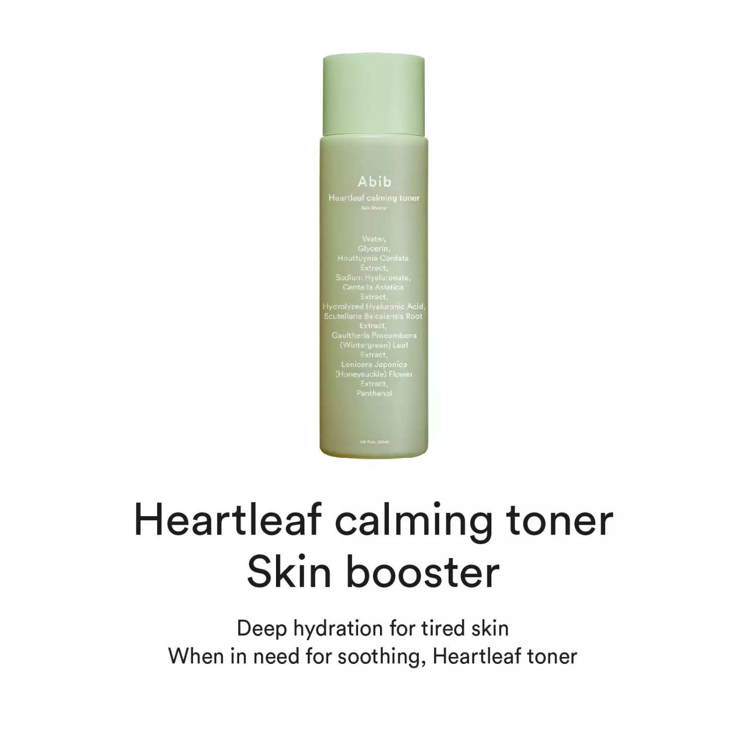 Abib Heartleaf Calming Toner Skin Booster