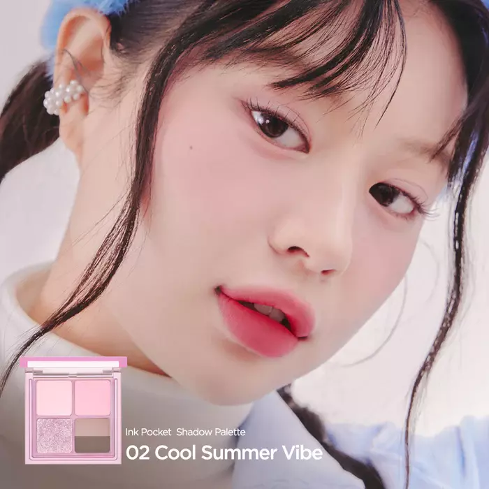 Peripera Ink Pocket Shadow Palette - 02 COOL SUMMER VIBES (2g)