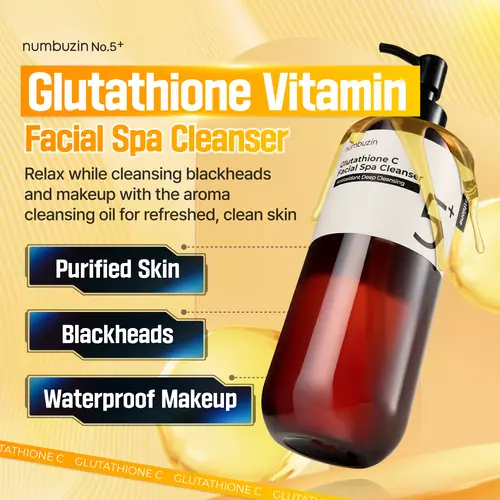 Numbuzin No.5+ Glutathione Vitamin Facial Spa Cleanser 200ml