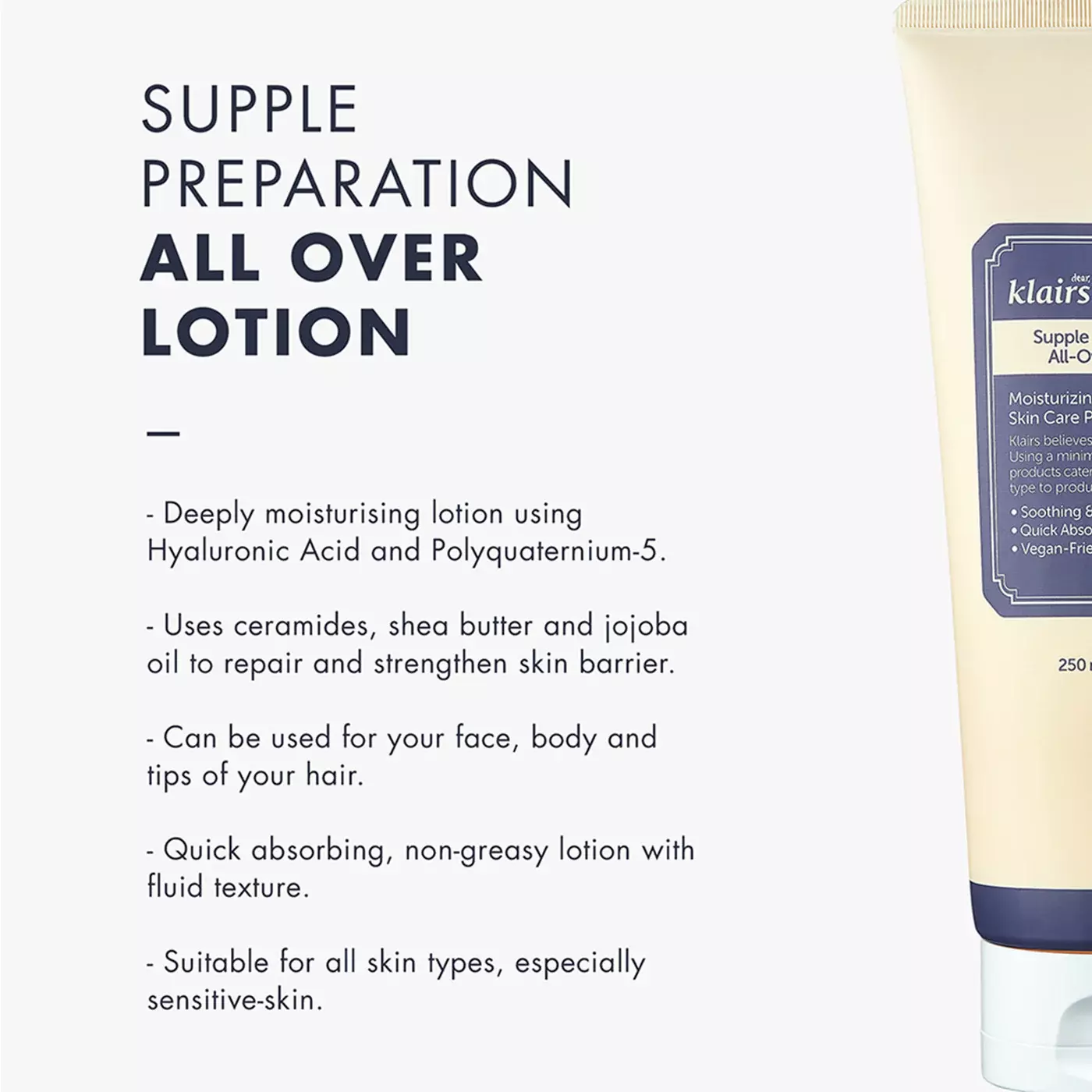 Dear Klairs Supple Preparation All Over Lotion (250ml)