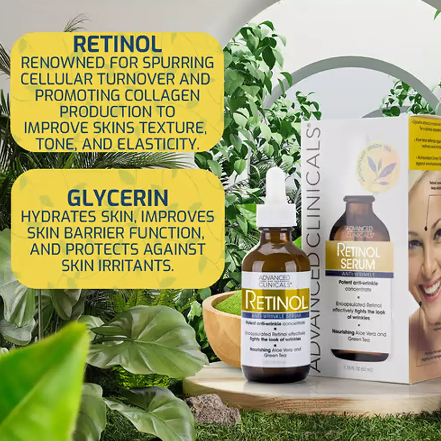 Advanced Clinicals Retinol Anti-wrinkle Serum