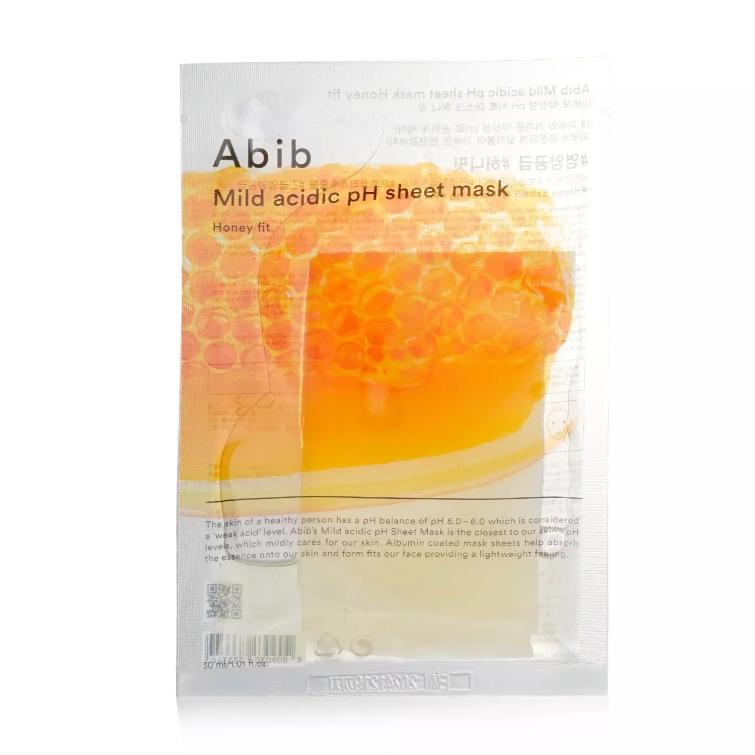 Abib Mild Acidic pH Sheet Mask Honey Fit
