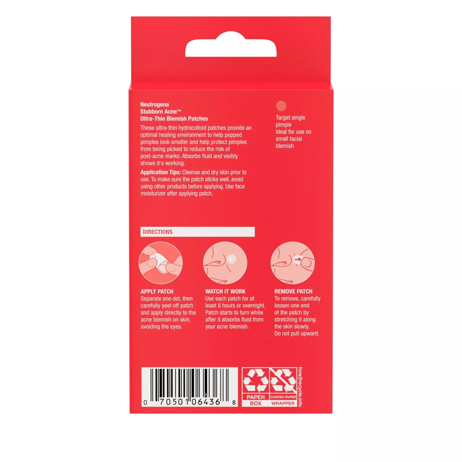 Neutrogena Stubborn Acne Ultra-Thin Blemish Patches