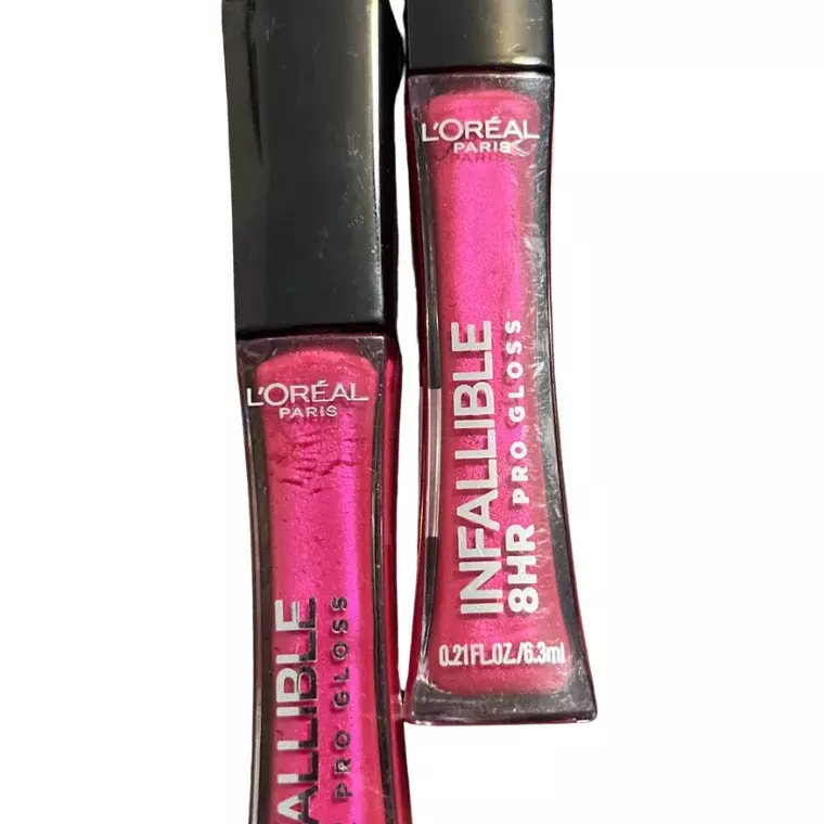 Loreal Paris 2X Infallible 8 HR Pro Lip Gloss #140 Pink Topaz (12.6ml)