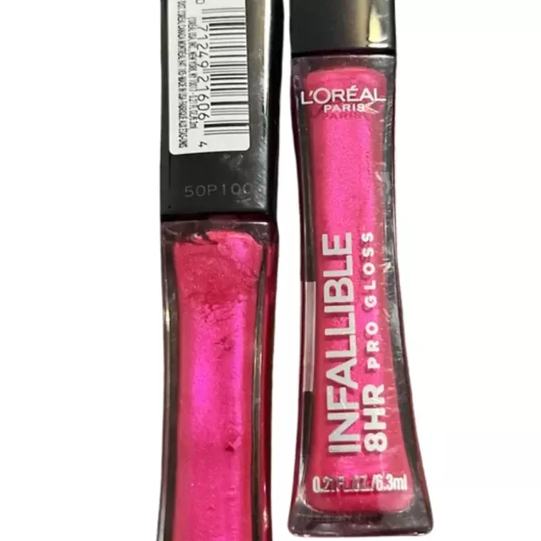 Loreal Paris 2X Infallible 8 HR Pro Lip Gloss #140 Pink Topaz (12.6ml)