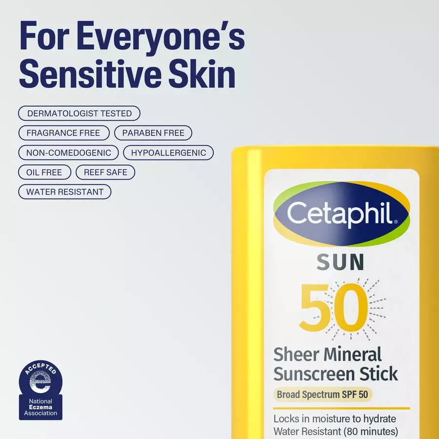Cetaphil Sheer Mineral Sunscreen Stick SPF 50 (14g)