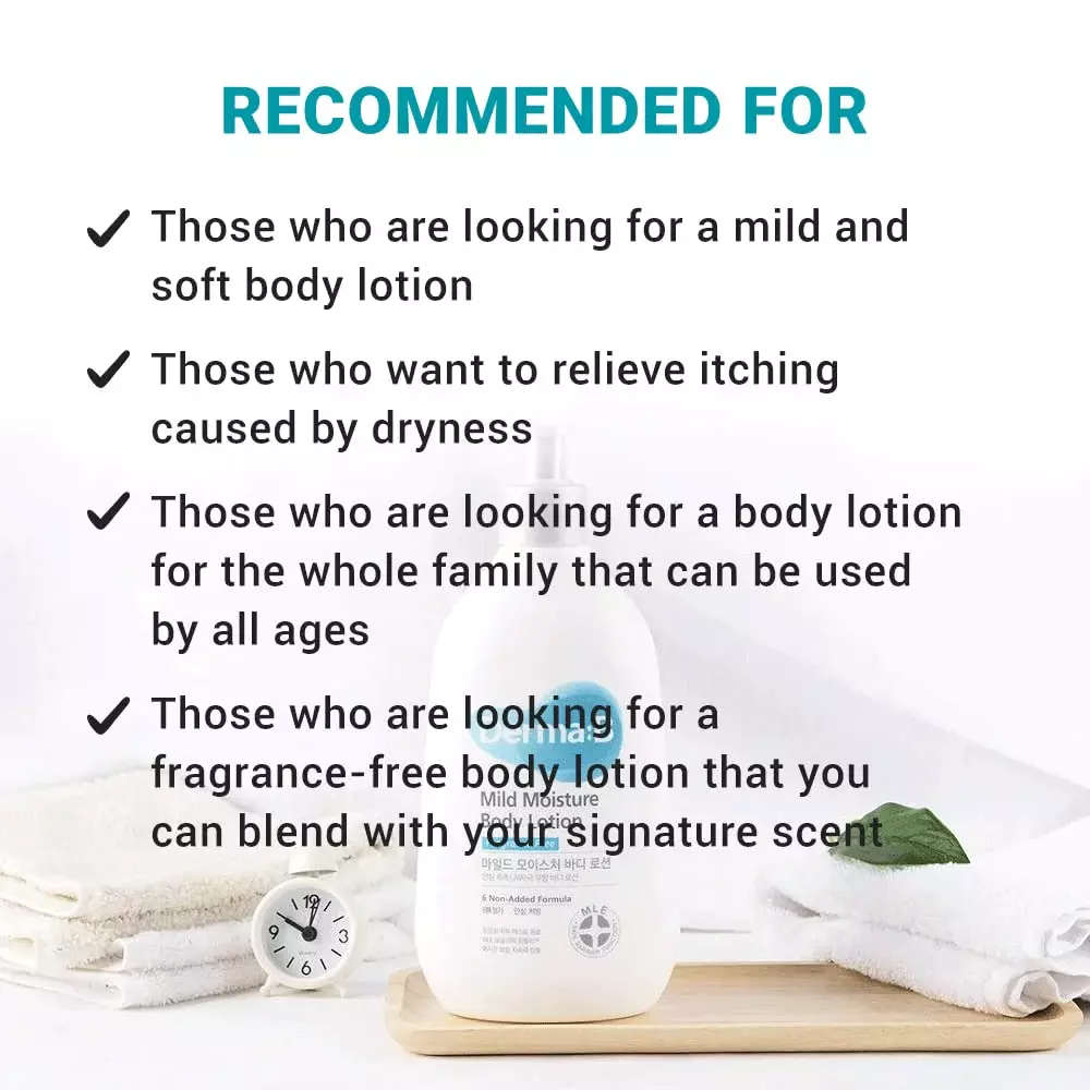 Derma:B Mild Moisture Body Lotion