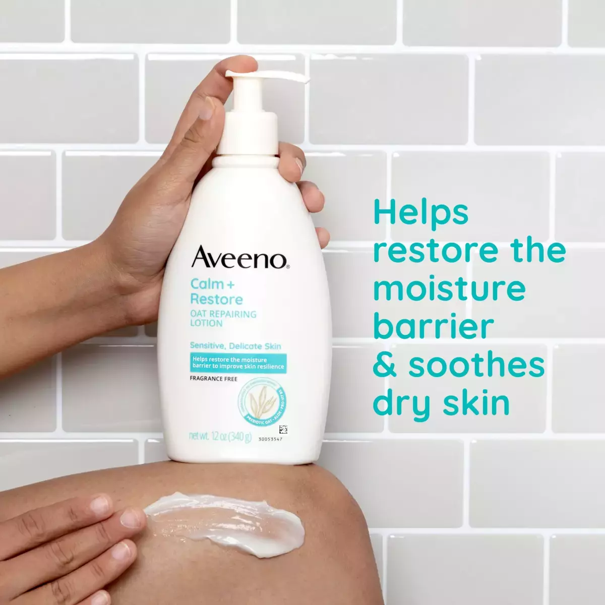 Aveeno Calm + Restore Oat Repairing Lotion (340g)