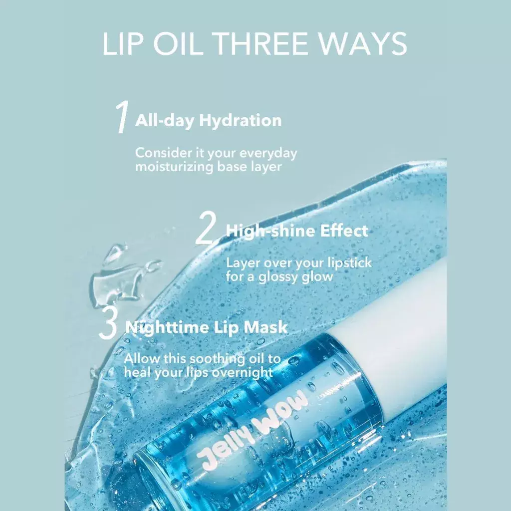 Sheglam Jelly Wow Hydrating Lip Oil – Mali Blue Berry (6ml)