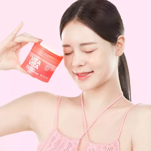 Be The Skin Vitavita Raspberry PDRN Toner Pad 60 Pads(120ml)