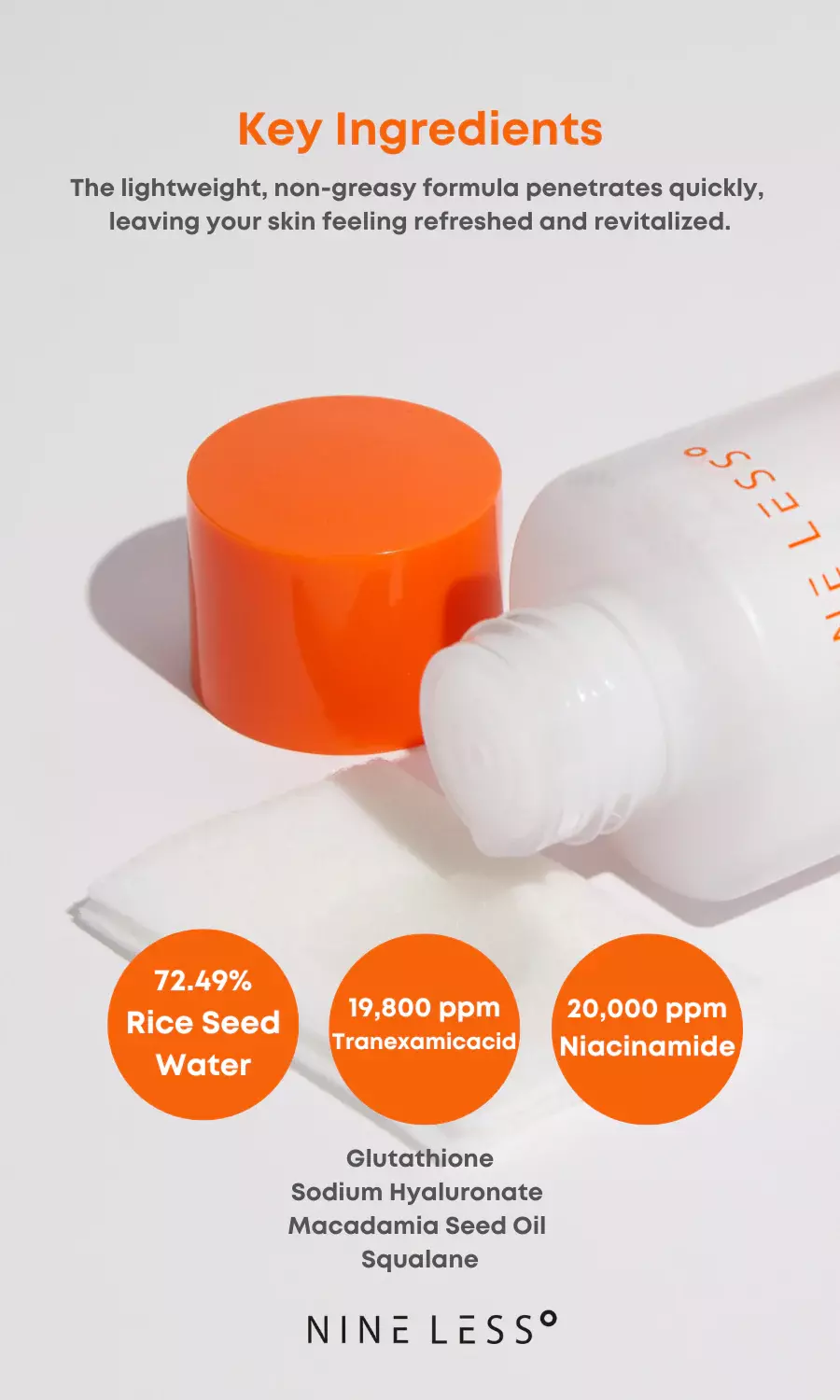 Nineless Mela-Pro Rice & TXA Toner