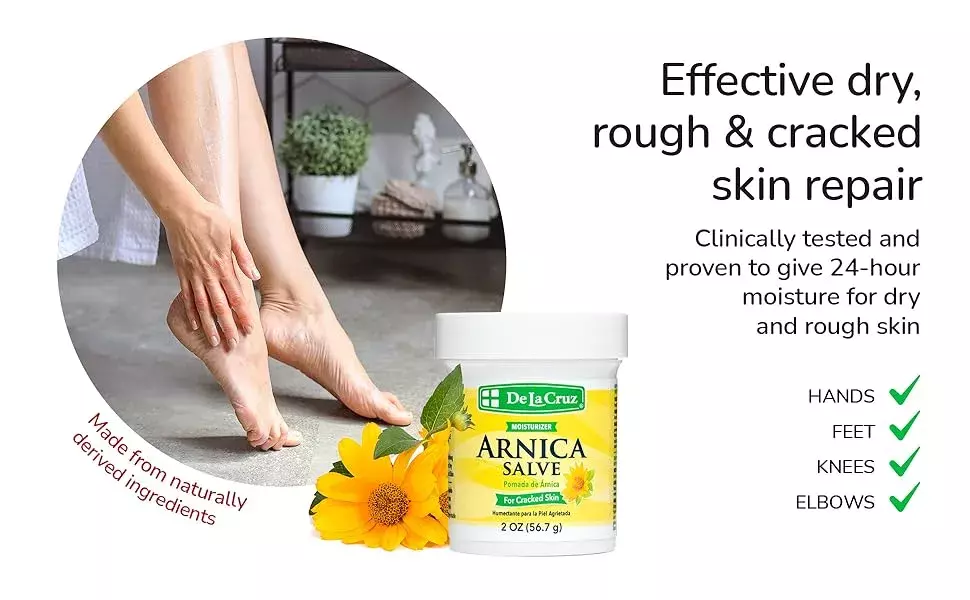 De La Cruz Arnica Salve for Cracked Skin 56g