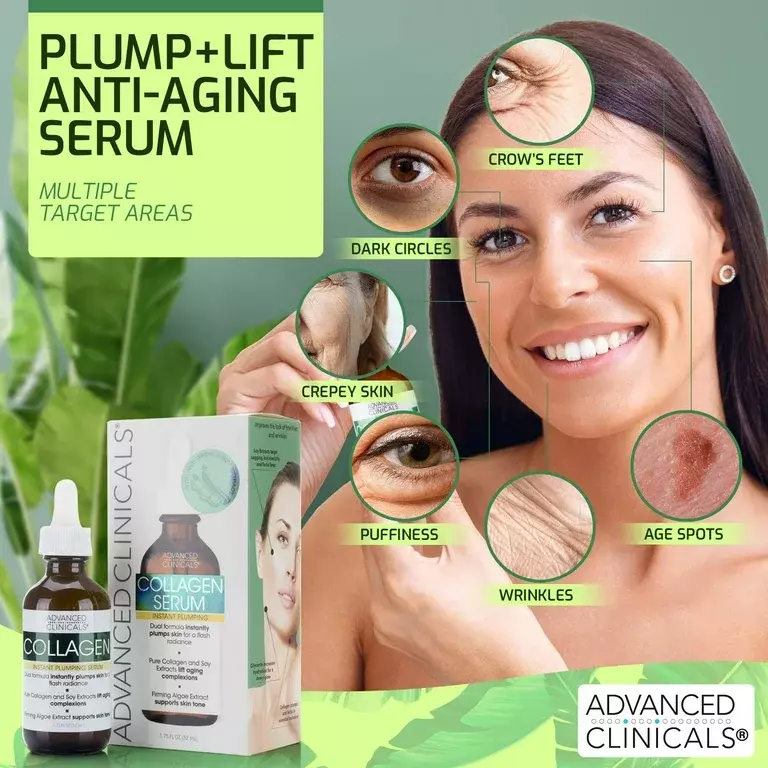 Advanced Clinicals Collagen Instant Plumping Serum