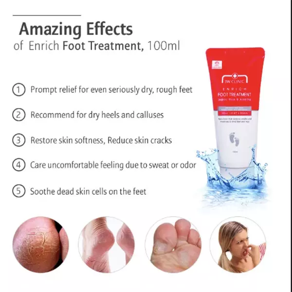 3W Clinic Pure Natural Enrich Lovely Foot Cream