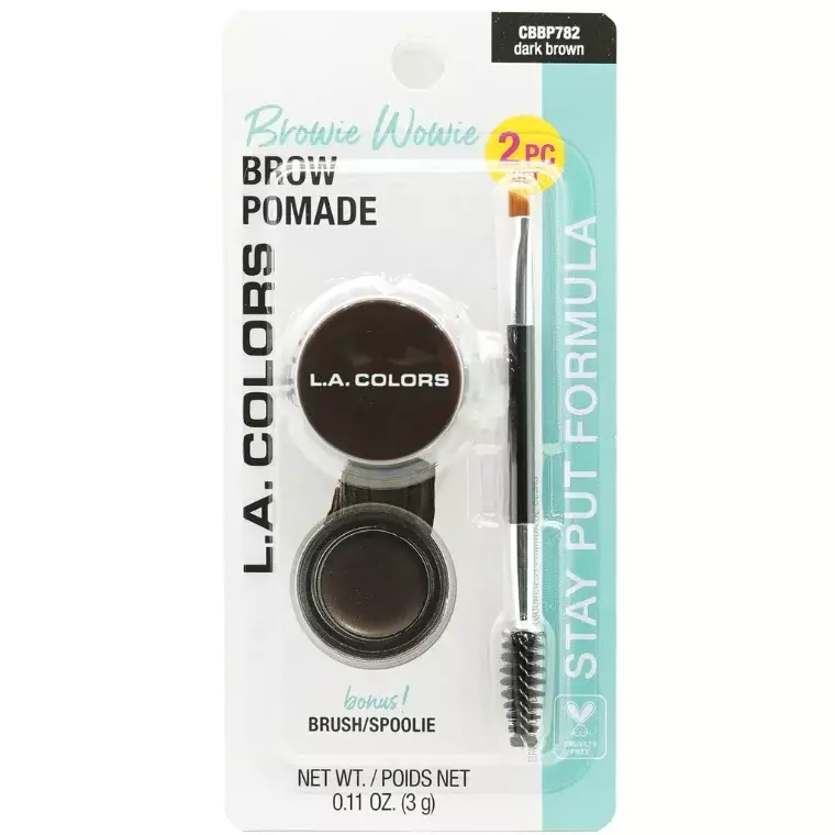 L.A. Colors Browie Wowie Brow Pomade , Dark Brown (3gm)