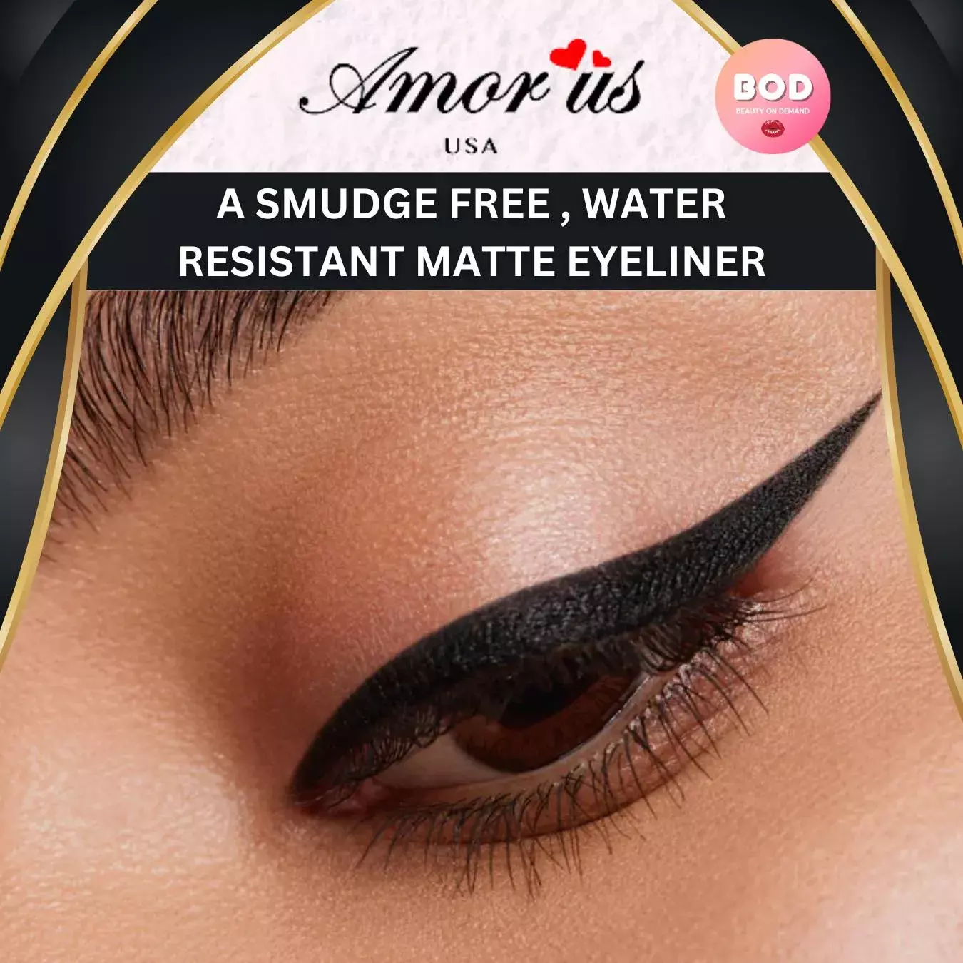 Amor Us Matte Liquid Eyeliner - Brush tip
