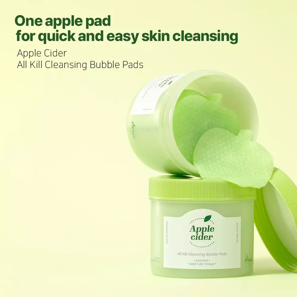 Ariul Apple Cider All Kill Cleansing Bubble Pads 60 pads (150ML)