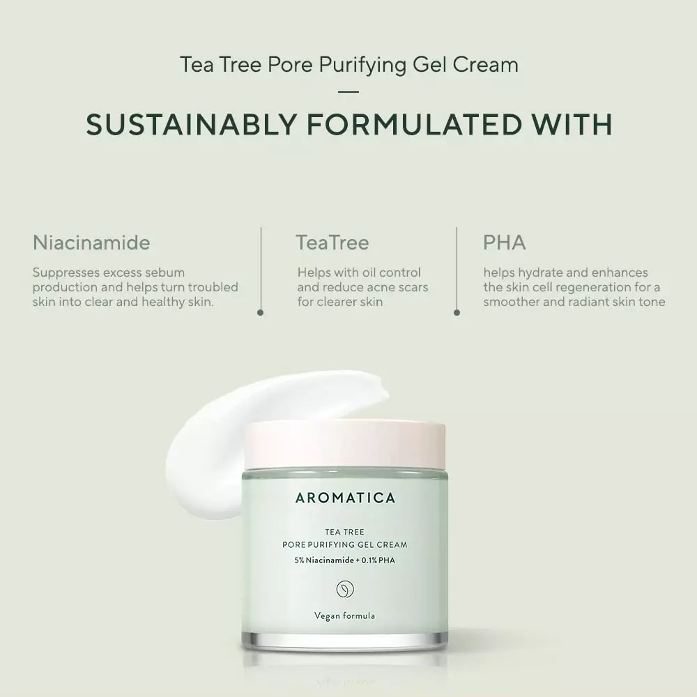 Aromatica  Tea Tree Pore Purifying Gel Cream