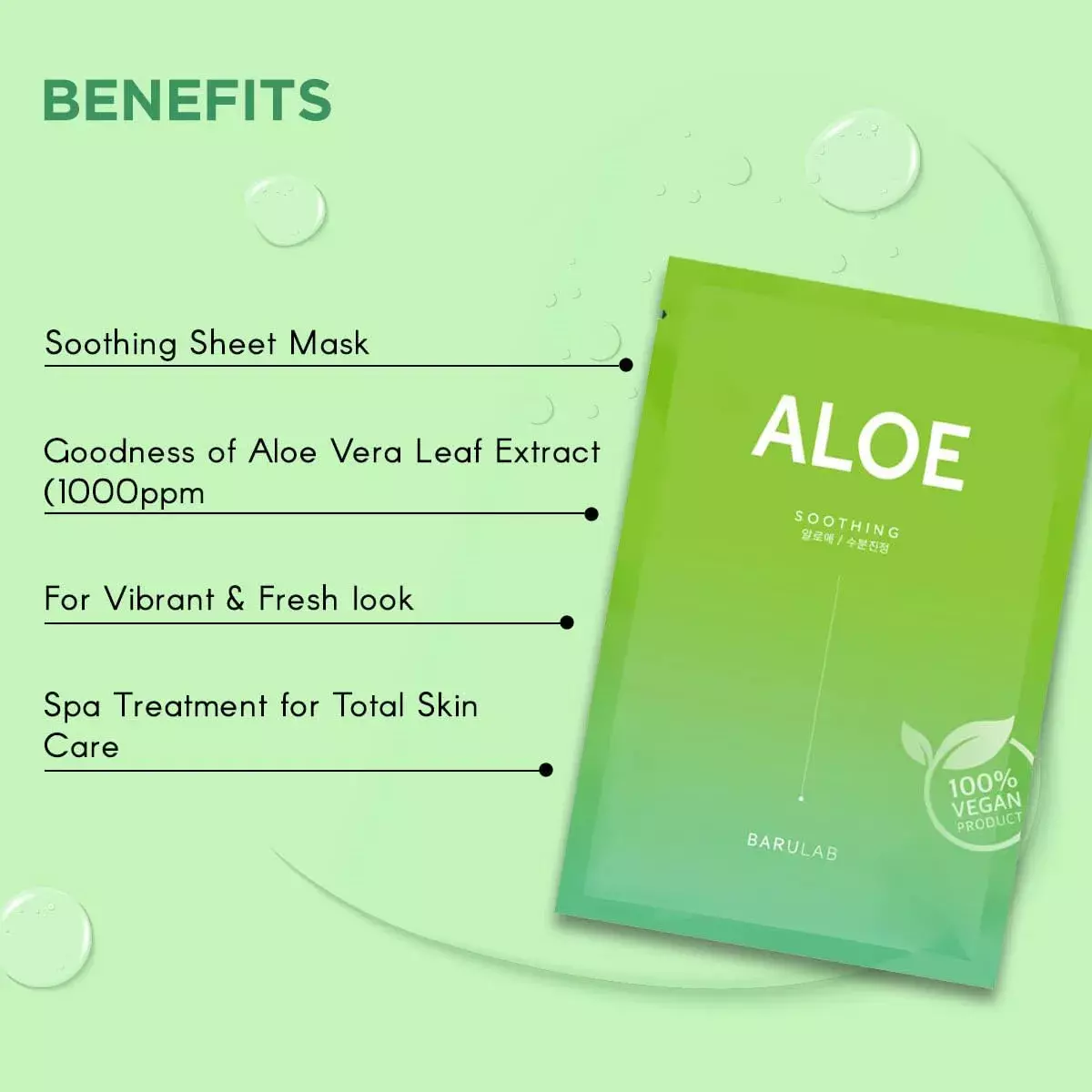 Barulab The Clean Vegan Mask - ALOE (23g)