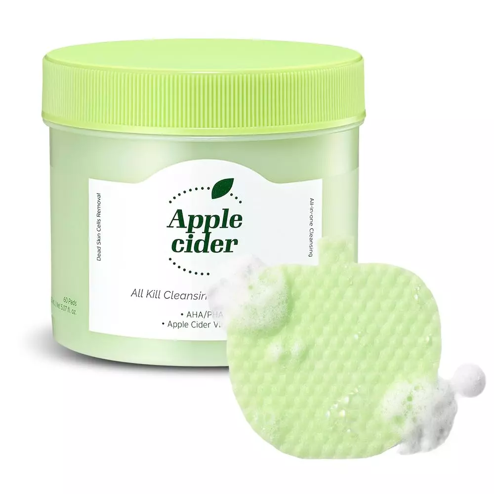 Ariul Apple Cider All Kill Cleansing Bubble Pads 60 pads (150ML)