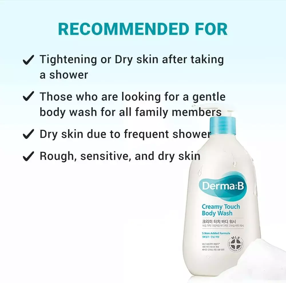 Derma:B Creamy Touch Body Wash