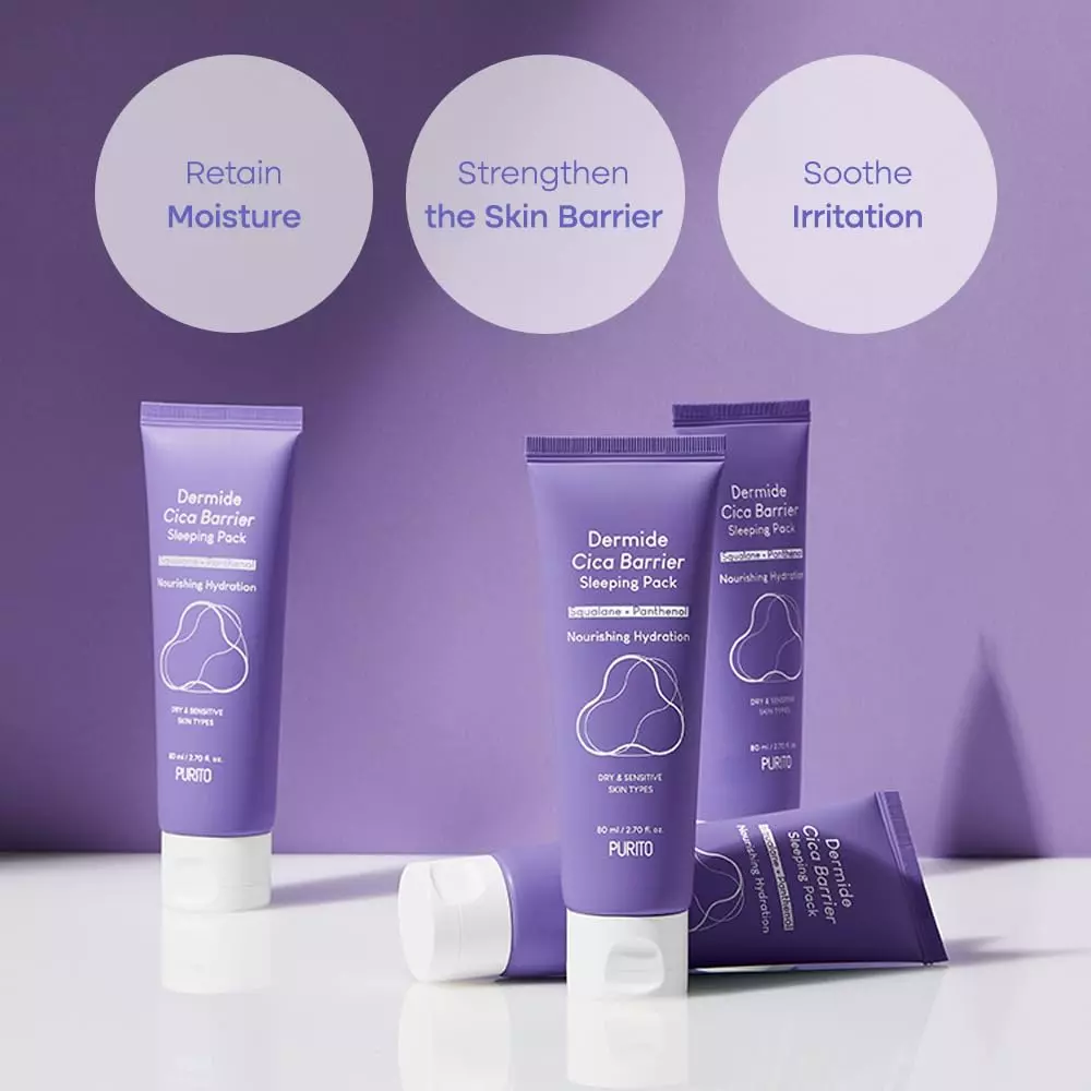 Purito Dermide Cica Barrier Sleeping Pack (80ml)