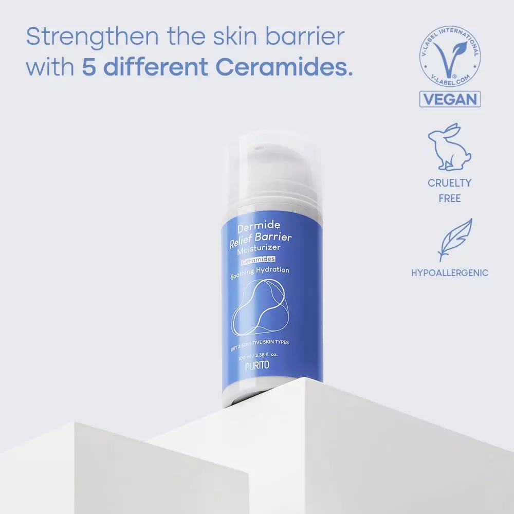 Purito Dermide Relief Barrier Moisturizer (100ml)