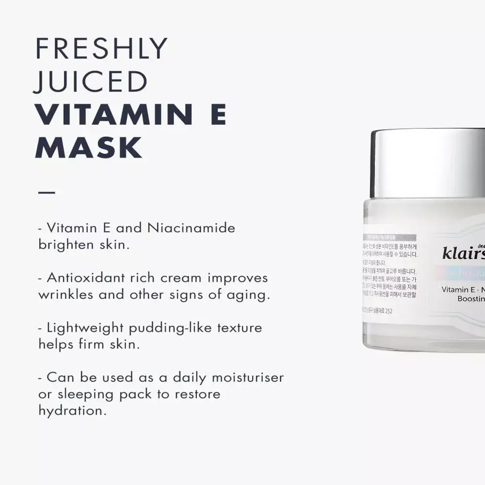 Dear Klairs Freshly Juiced Vitamin E Mask (90ml)