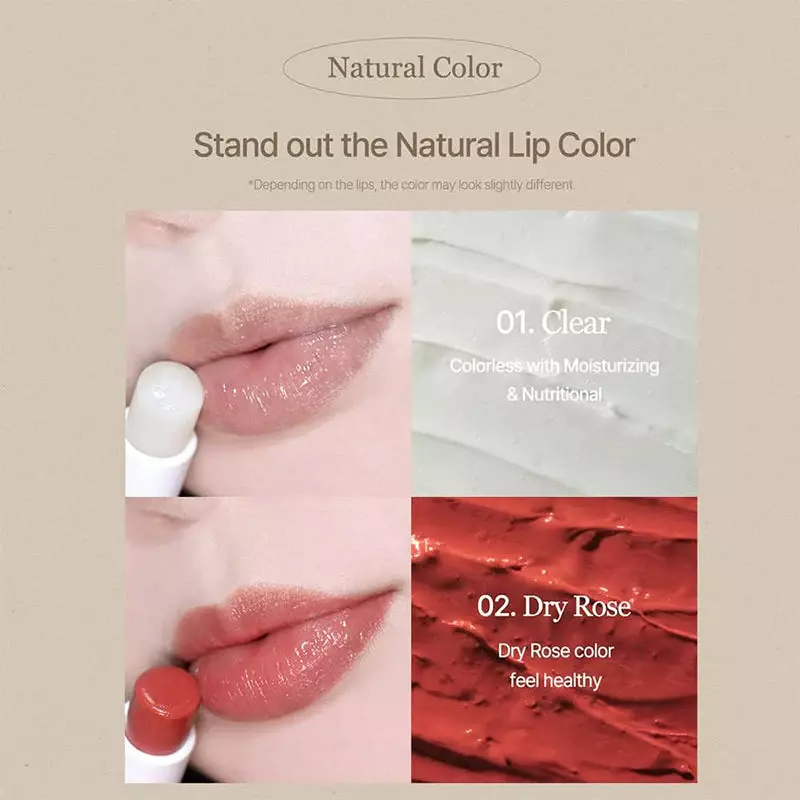 Mixsoon Vegan Melting Lip Balm 02 DRY ROSE