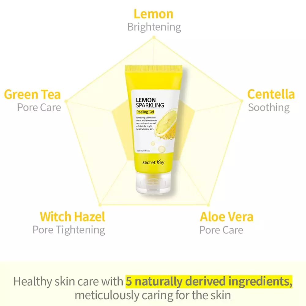 Secret Key Lemon Sparkling Peeling Gel (120ml)