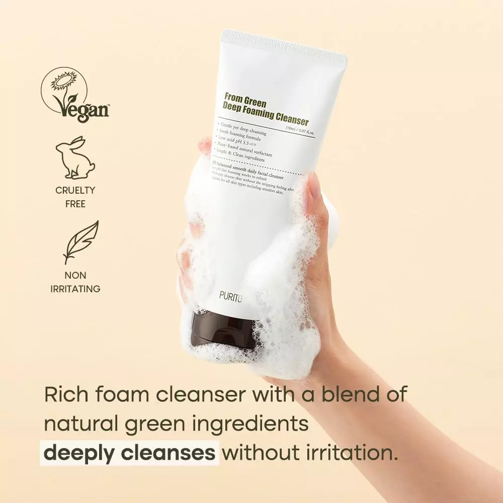 Purito From Green Deep Foaming Cleanser (150ml)