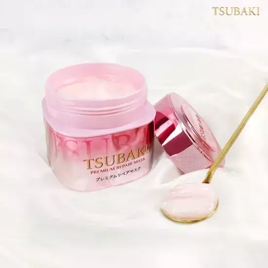 Shiseido Tsubaki Premium Repair Hair Mask Pink Camelia (180g)