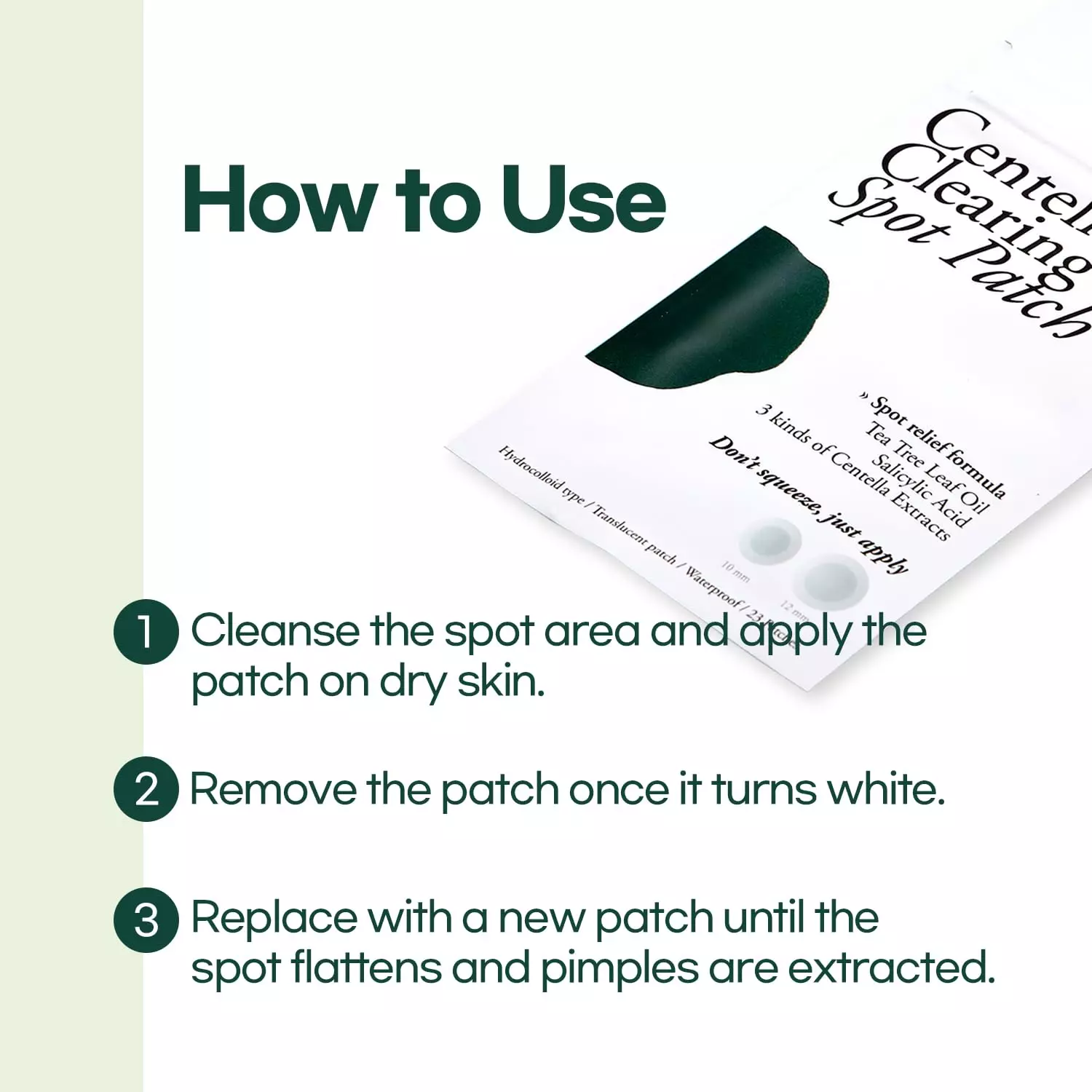 Petitfee Centella Clearing Spot Patch (23 Patches)