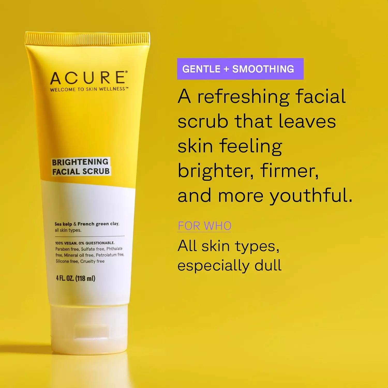 Acure Brightening Facial Scrub