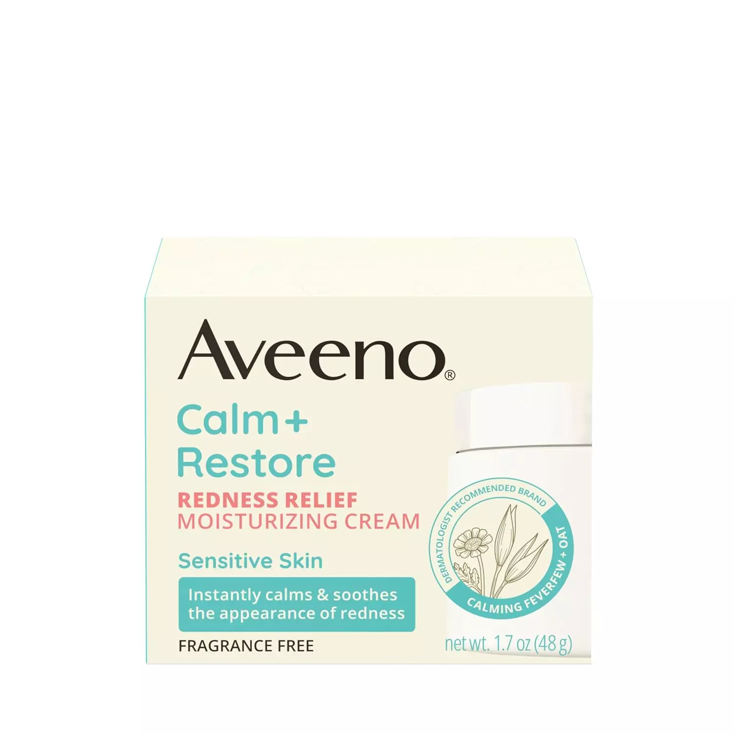 Aveeno Calm + Restore Redness Relief Moisturizing Cream (48g)