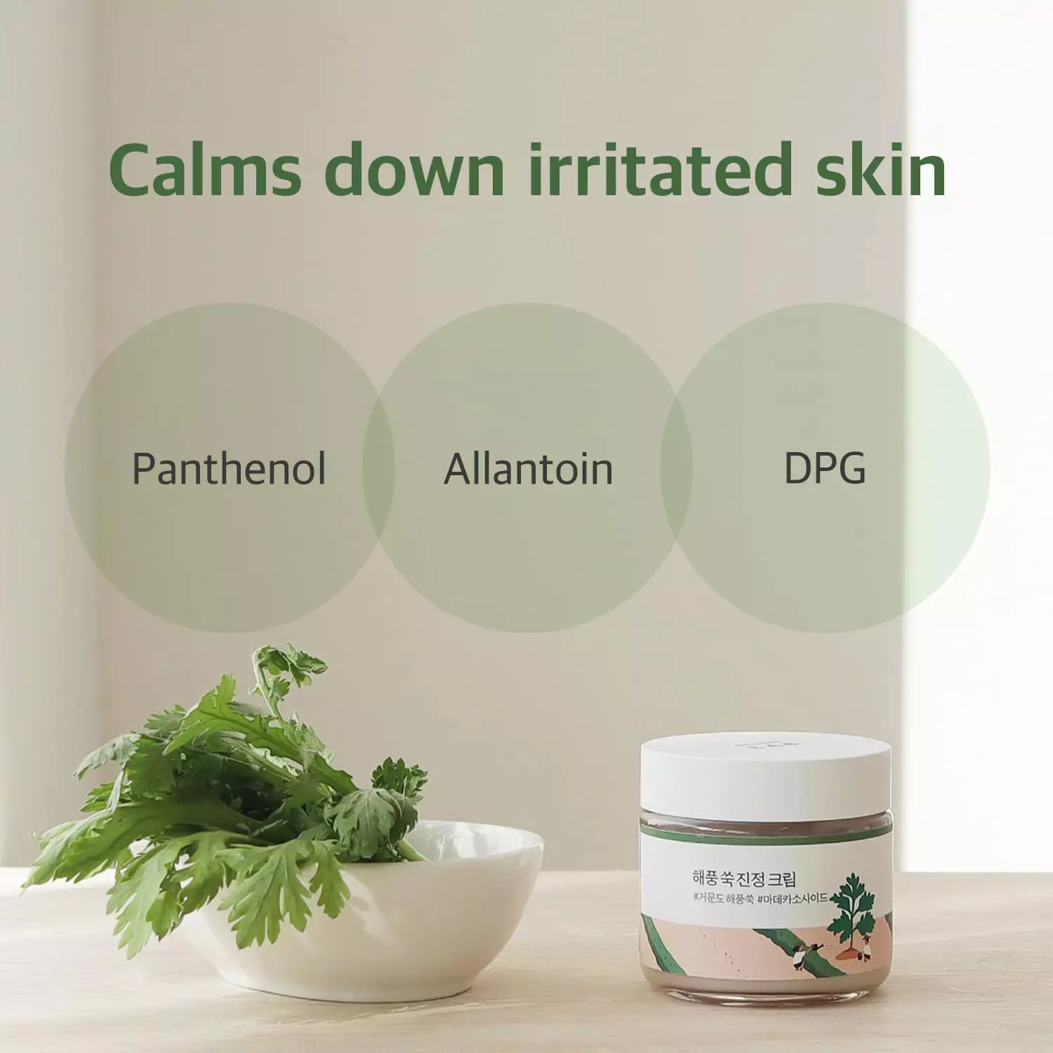 Round Lab Mugwort Calming Moisturizer (80ml)