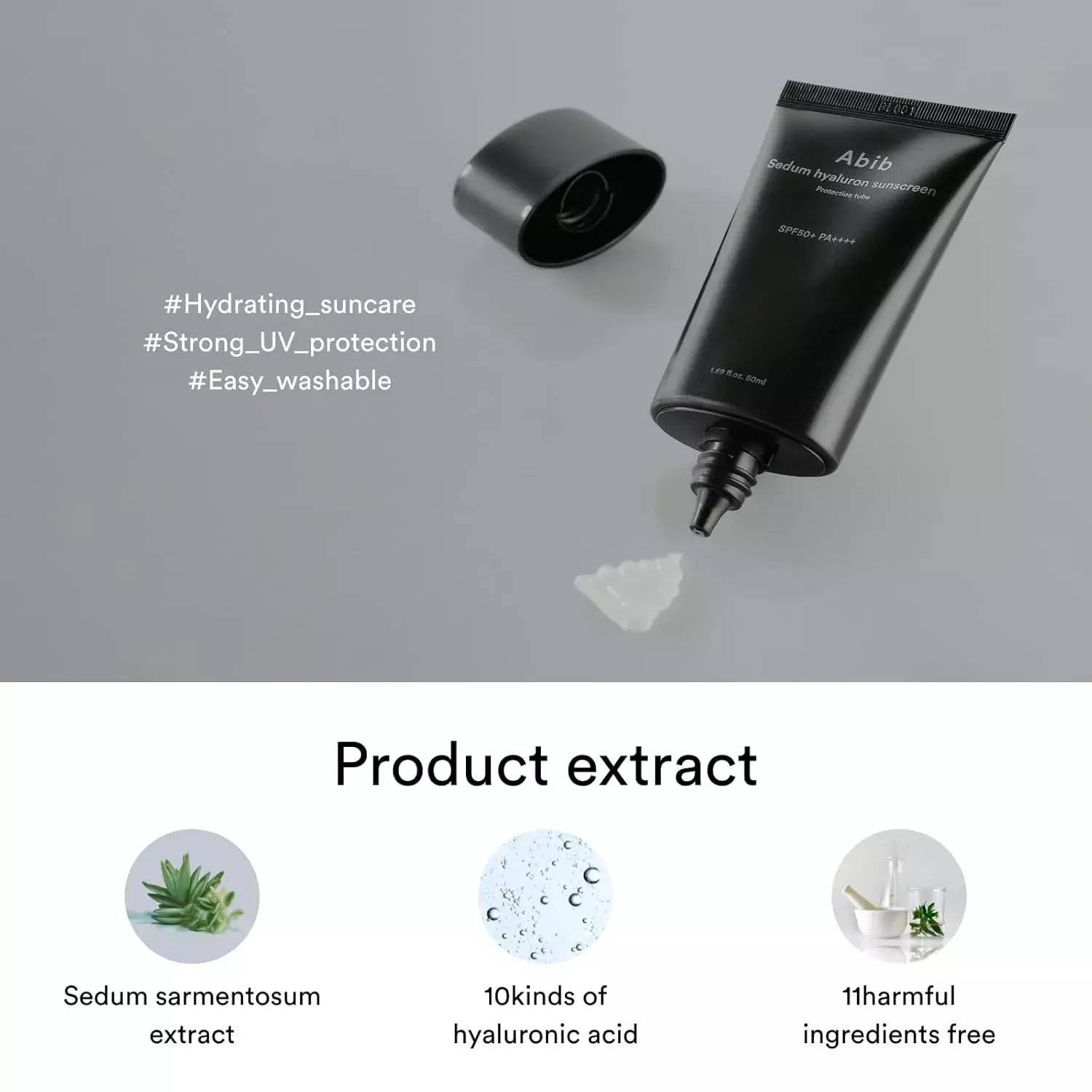 Abib Sedum Hyaluron Sunscreen Protection Tube (50ml)