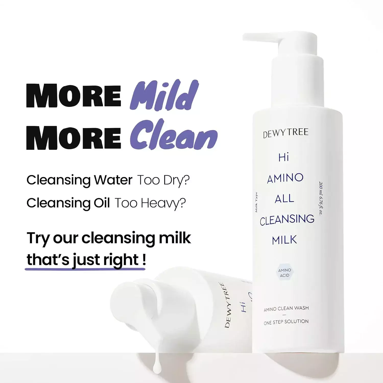Dewytree Hi Amino All Cleansing Milk (200ml)