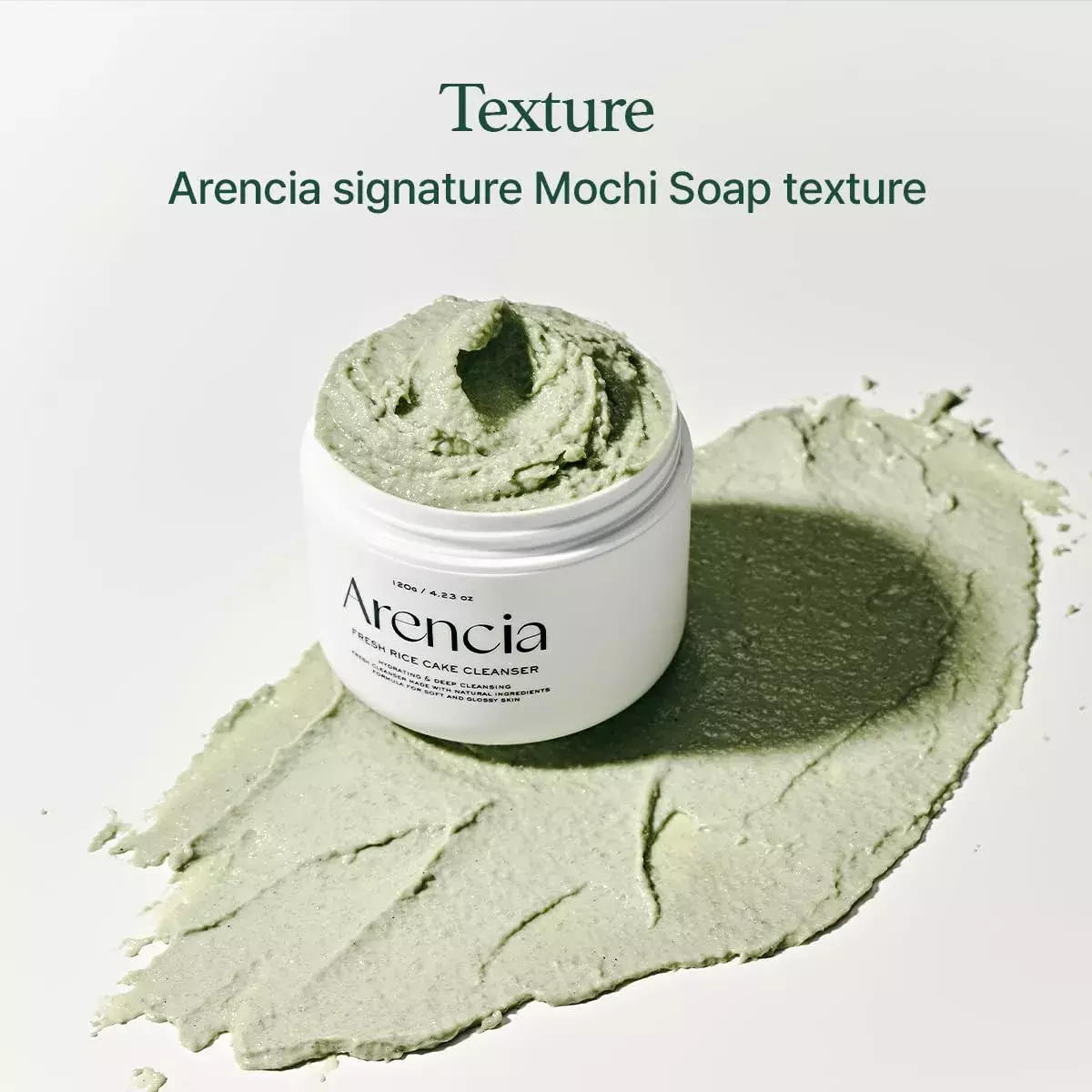 Arencia Fresh Green Rich Mochi Cleanser (120g)
