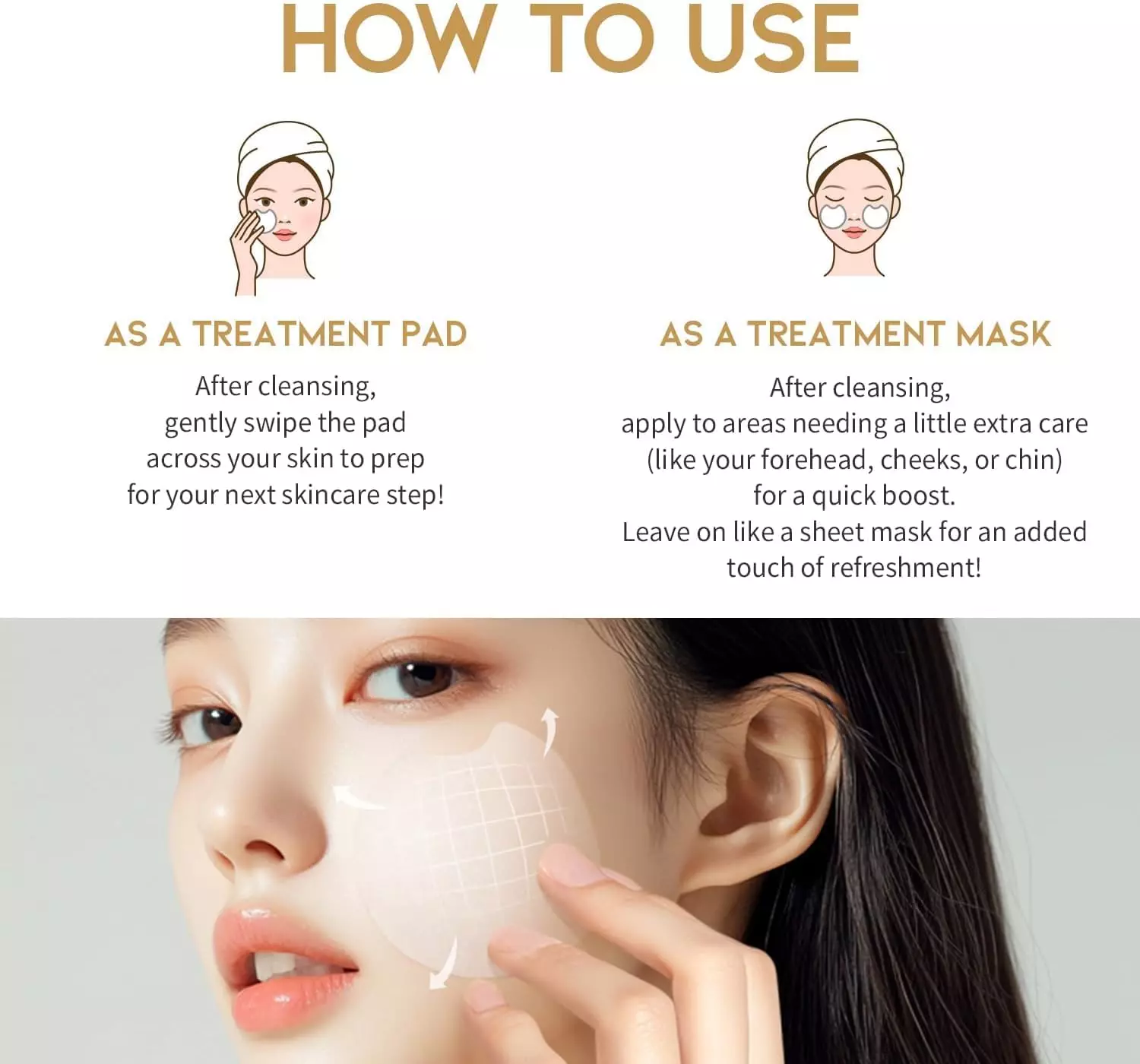 OOTD Glass Skin Rice Water Toner Pad (120ml)
