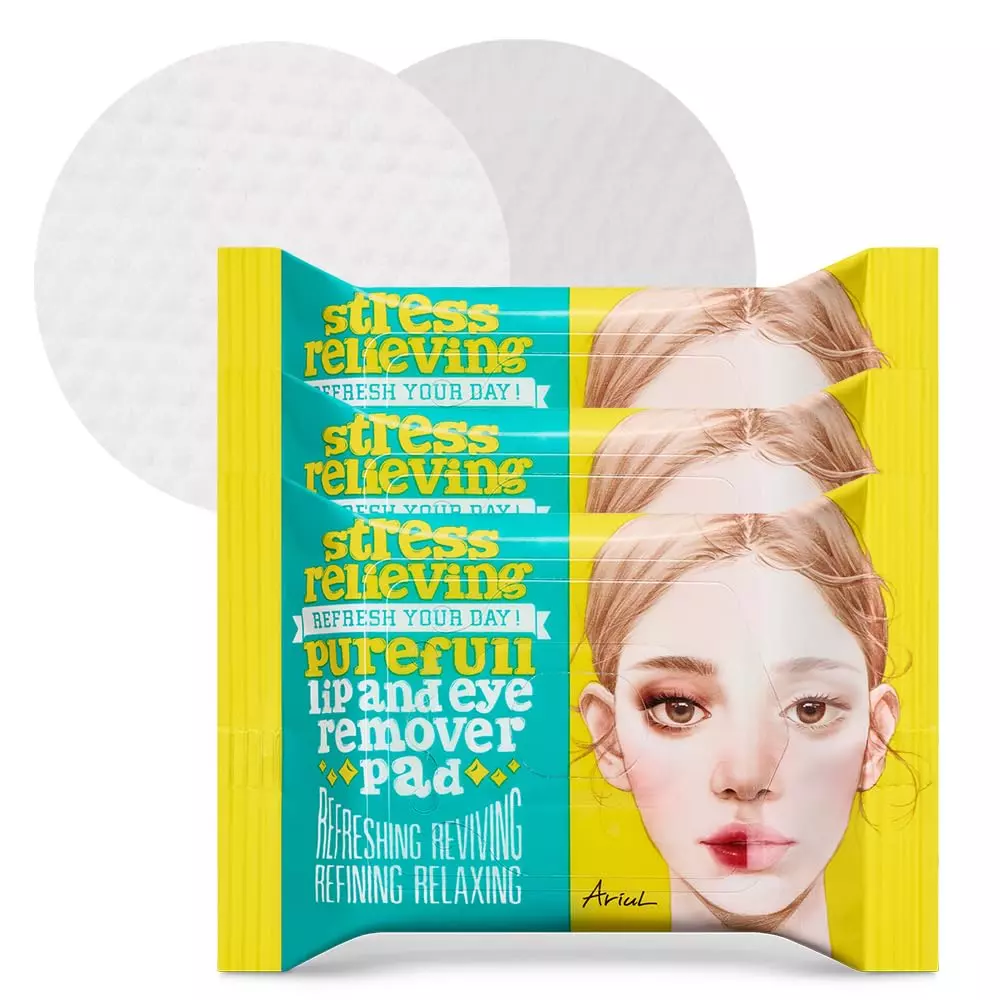 Ariul Stress Relieving Purefull Lip and Eye Remover Pad
